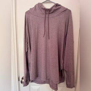 Athleta Uptempo Hoodie Sweatshirt. 1X. Mauve/light purple